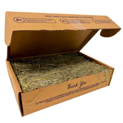 open box of Orchard Grass Hay
