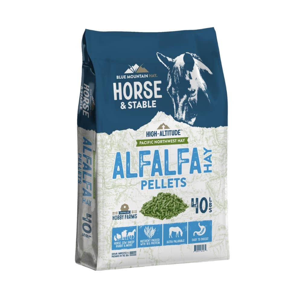 Alfalfa Hay Pellets for Horses | Fresh Pure Pellets | Blue Mountain Hay