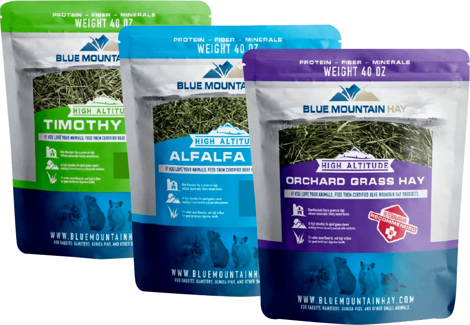 blue mountain hay products for pets and hens